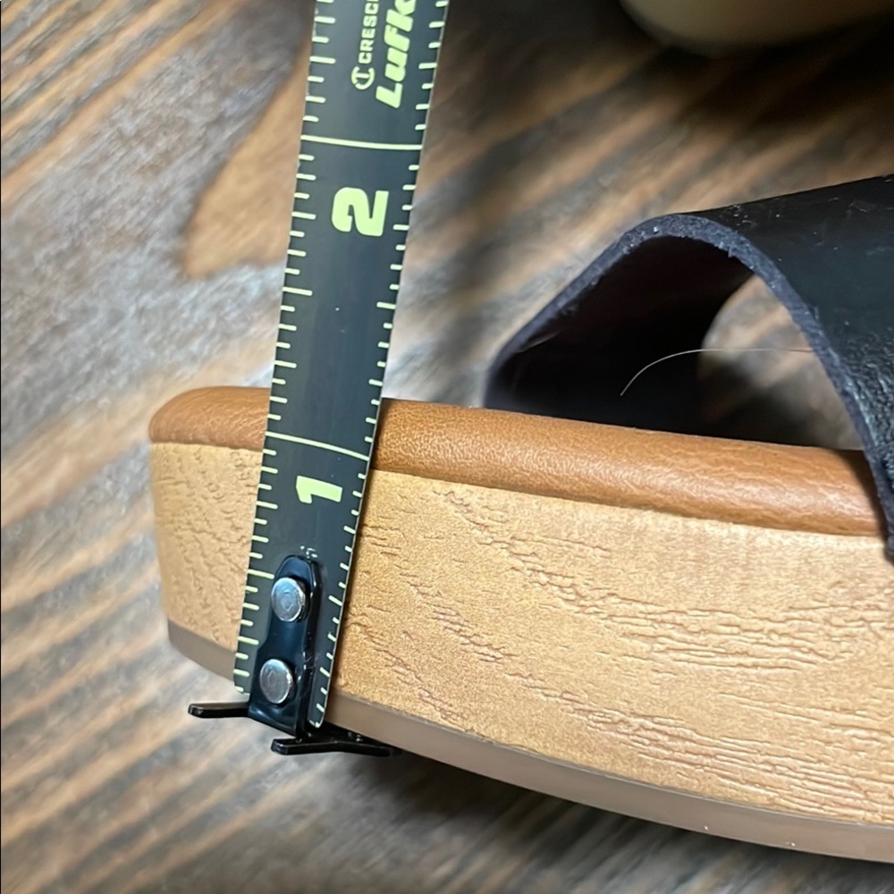 NWOT Universal Thread Women's Black Slide Sandals - Picture 10 of 10